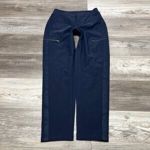 Athleta Wander Hybrid Navy Blue Womens 6 Straight Leg Hiking Travel Cargo Pants‎